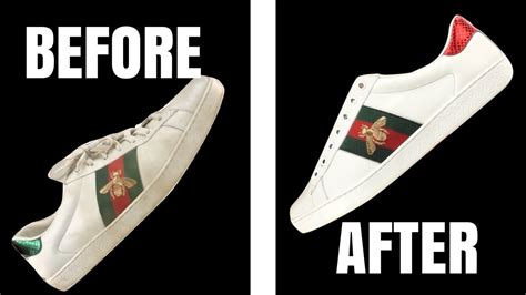 how to clean Gucci ace shoes